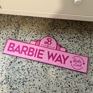 Barbie Pink Wall Sign Decor
